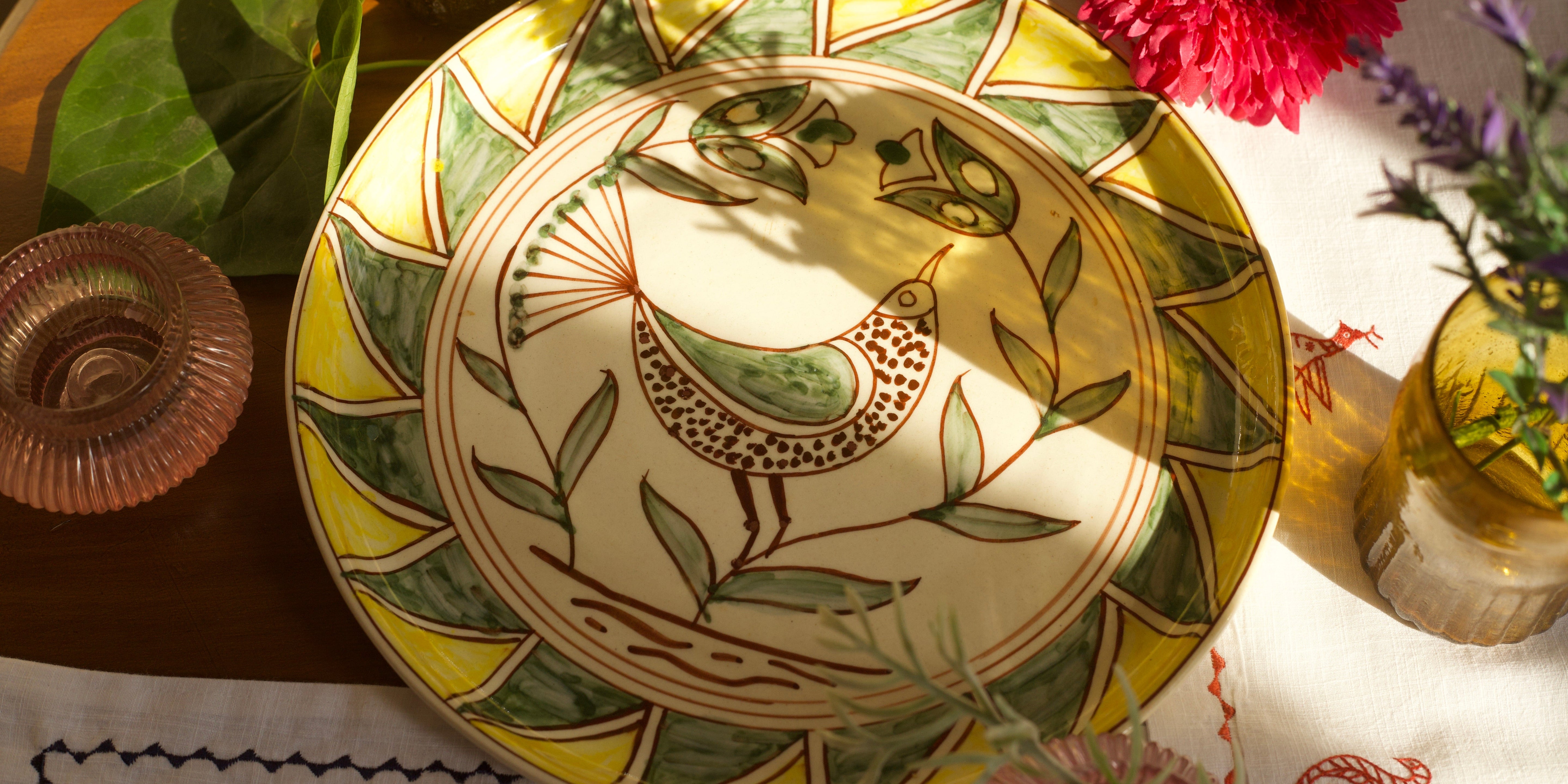 Wings Across Generations: Birds in Pottery, Embroidery, and Afghan Lore