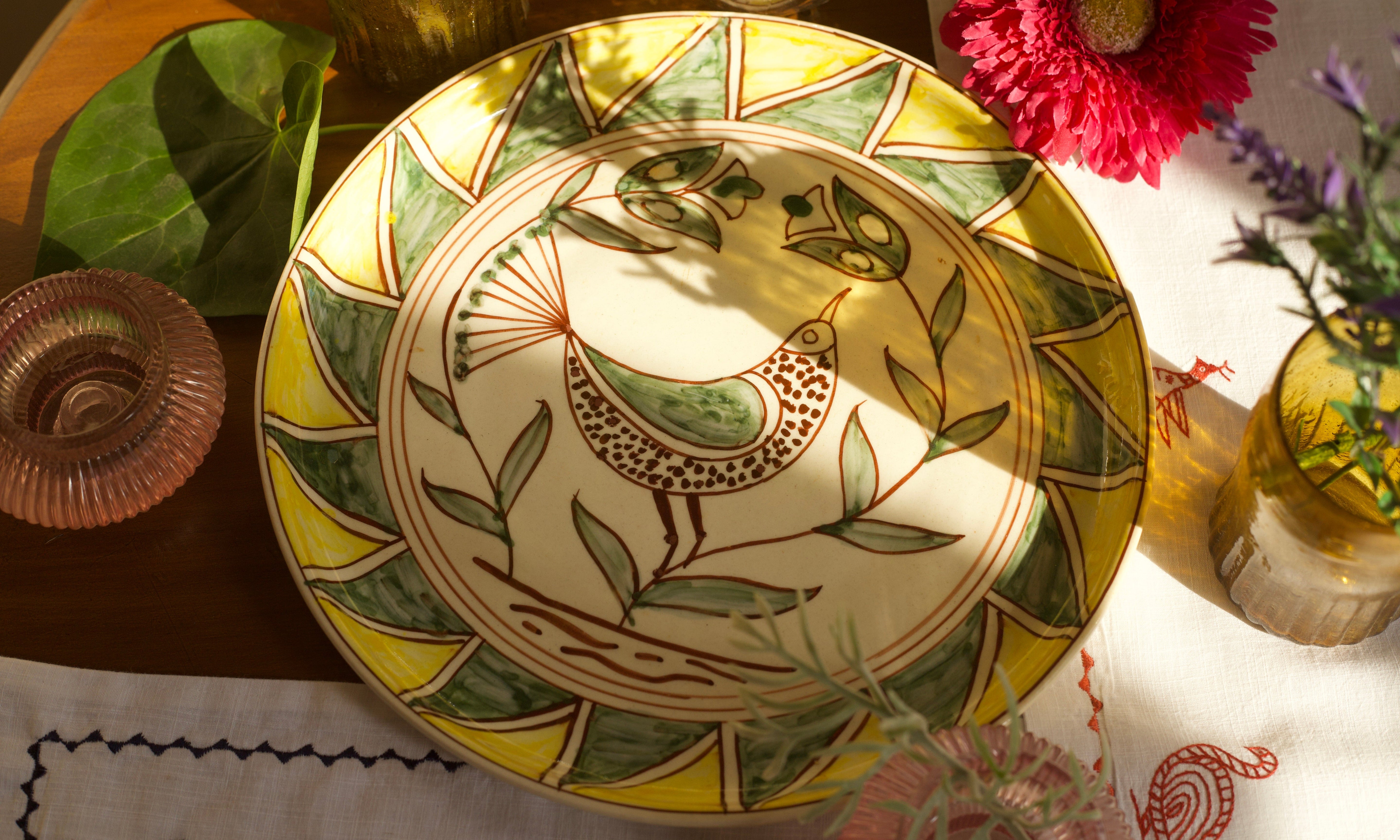 Wings Across Generations: Birds in Pottery, Embroidery, and Afghan Lore
