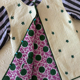 Otto Reversible Jacket in Flowers & Stripes + Leaves & Dots