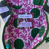 Otto Reversible Jacket in Flowers & Stripes + Leaves & Dots