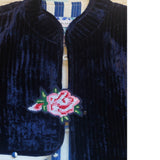 Otto Reversible Jacket in Dot Stripe & Rose