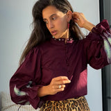 Tashy Shirt in Purple