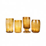 Herati Tall Glass in Brown