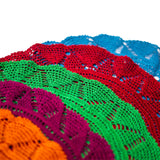 Alaia Hand-Crochet Placemats in Orange