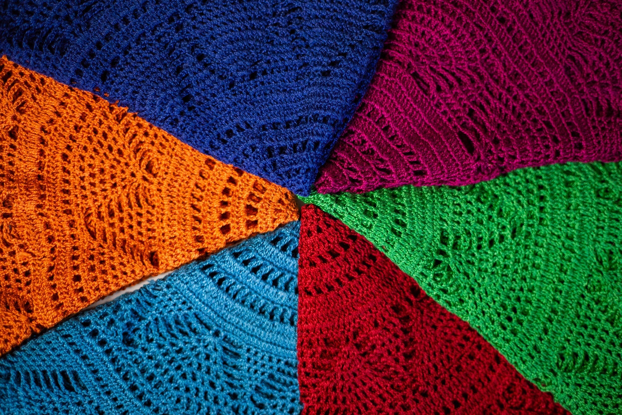 Alaia Hand-Crochet Placemats in Green