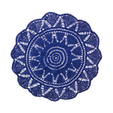 Alaia Hand-Crochet Placemats in Navy