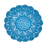 Alaia Hand-Crochet Placemats in Light Blue