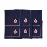 Anar Napkins in Navy