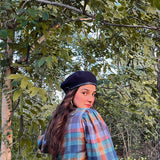 Cici shirt in Sunset Plaid
