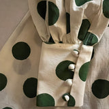 Nehru Polka Dot Dress - 3 Colourways