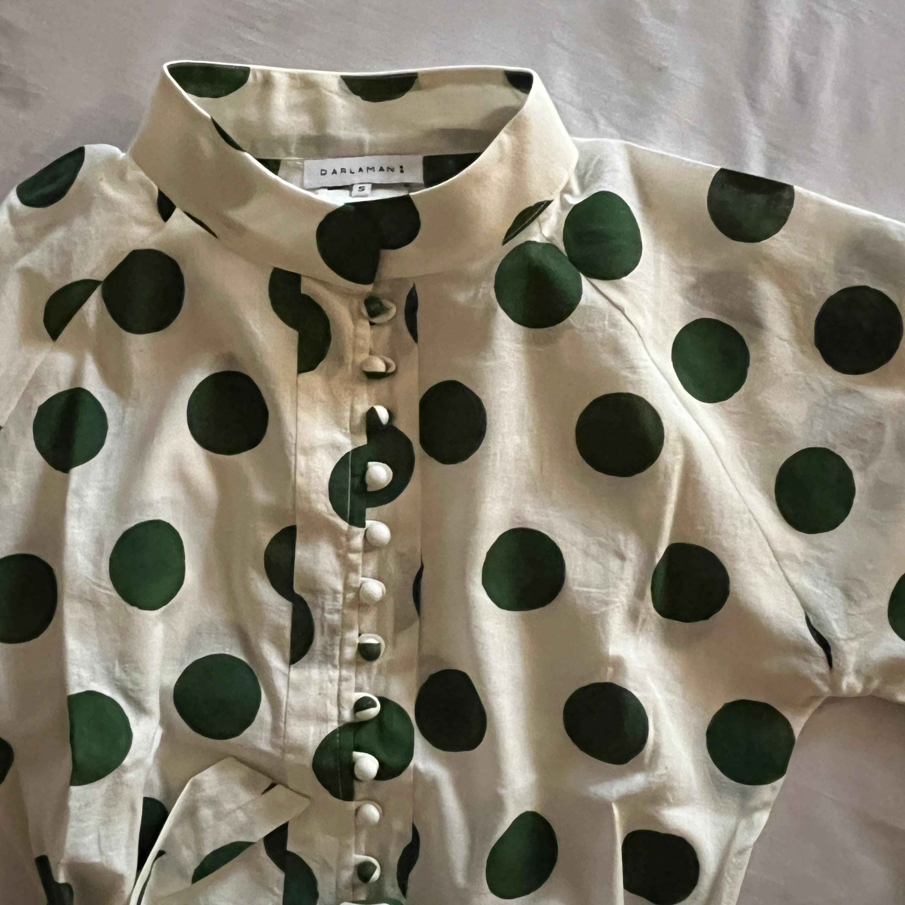 Nehru Polka Dot Dress - 3 Colourways