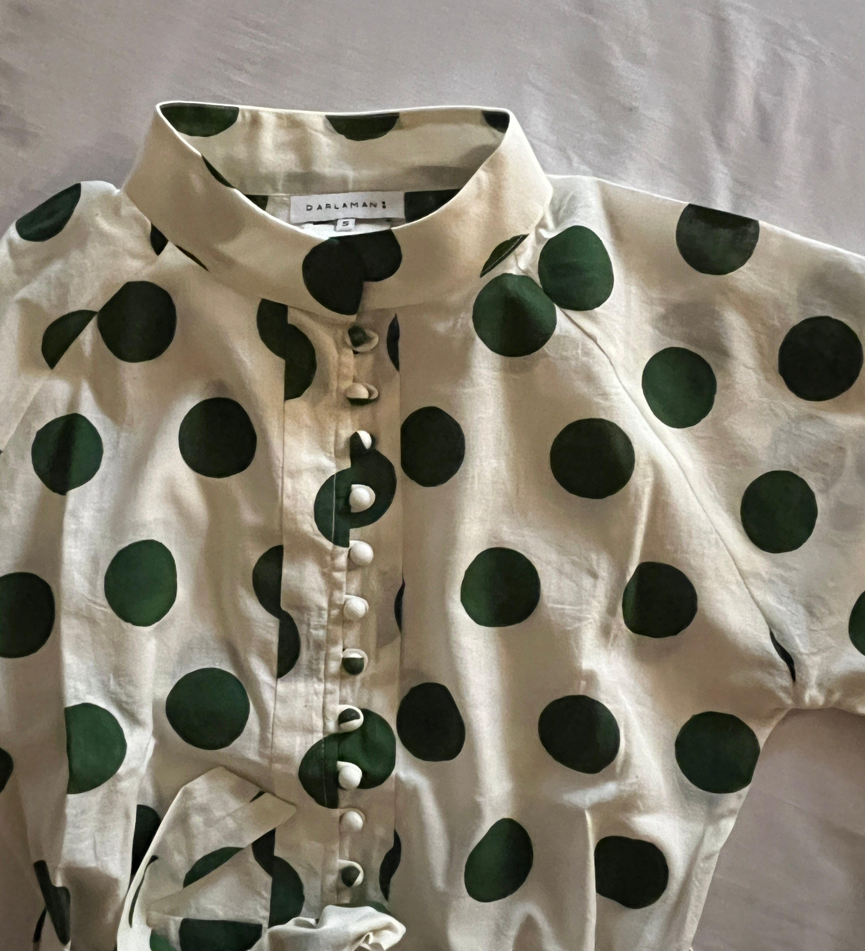 Nehru Polka Dot Dress - 3 Colourways