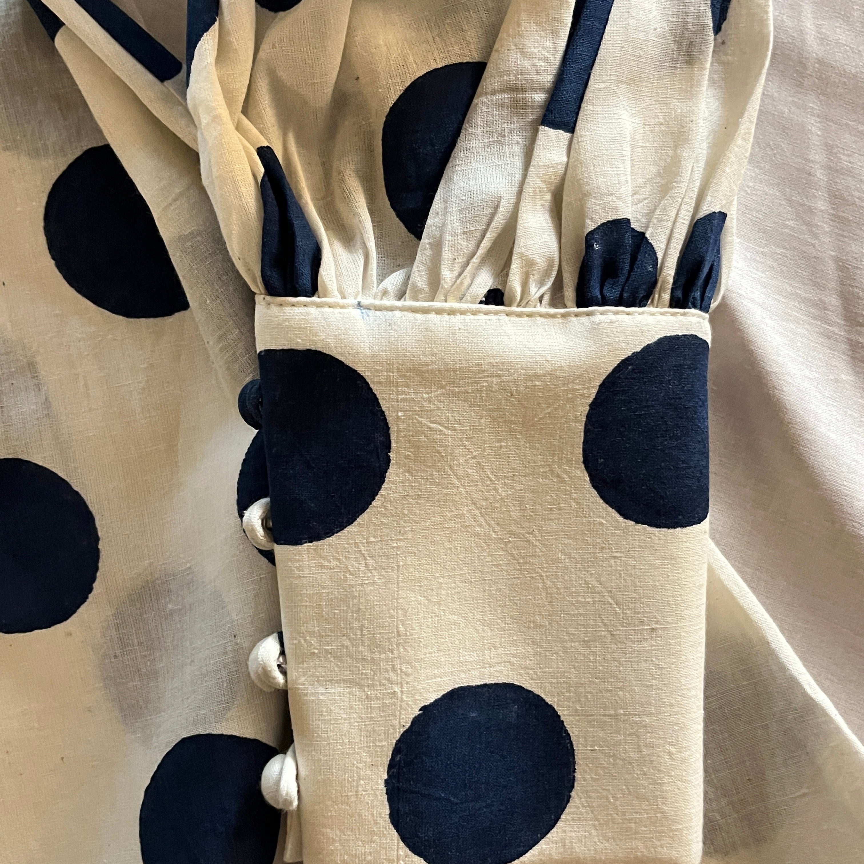 Nehru Polka Dot Dress - 3 Colourways