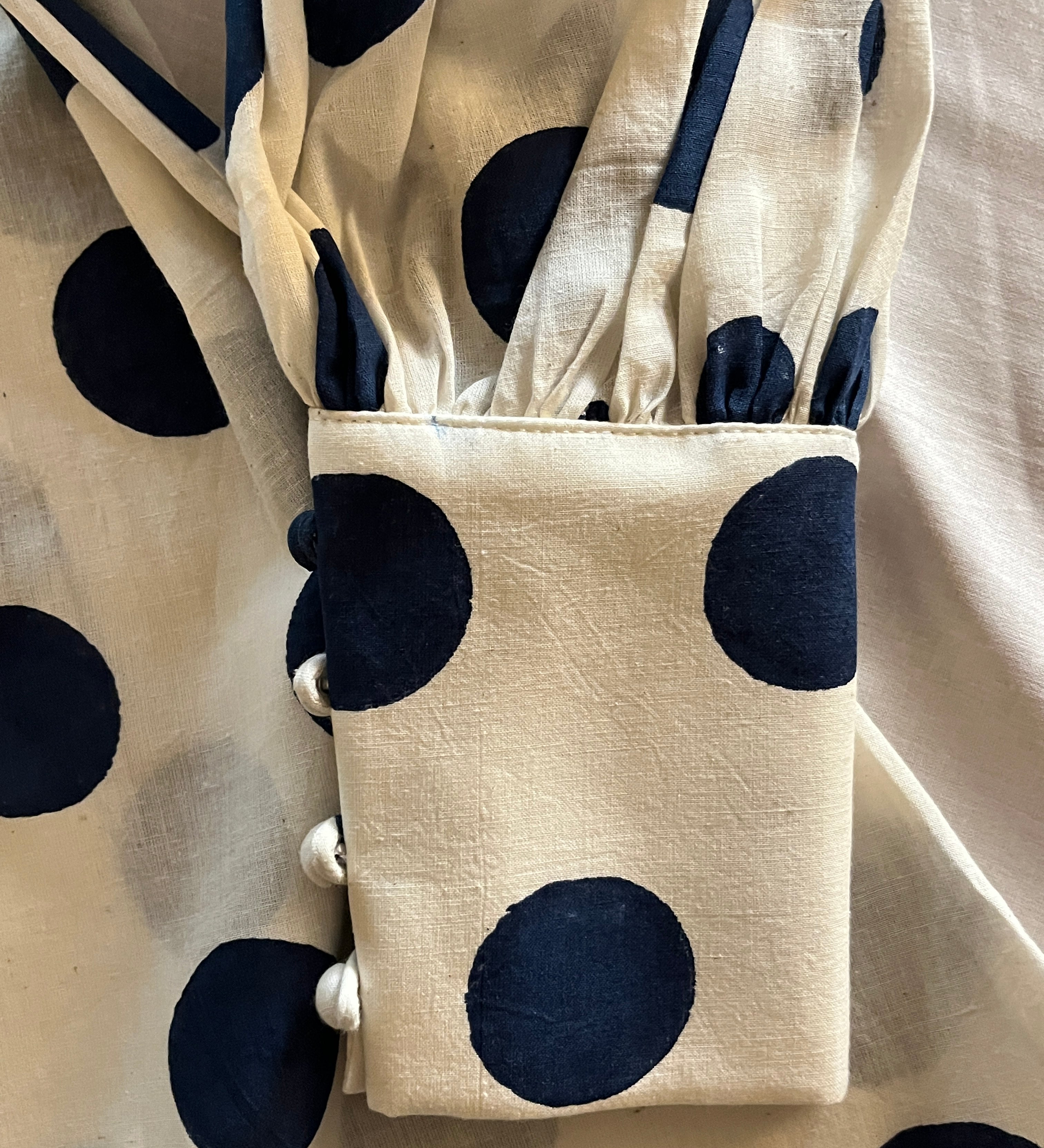 Nehru Polka Dot Dress - 3 Colourways