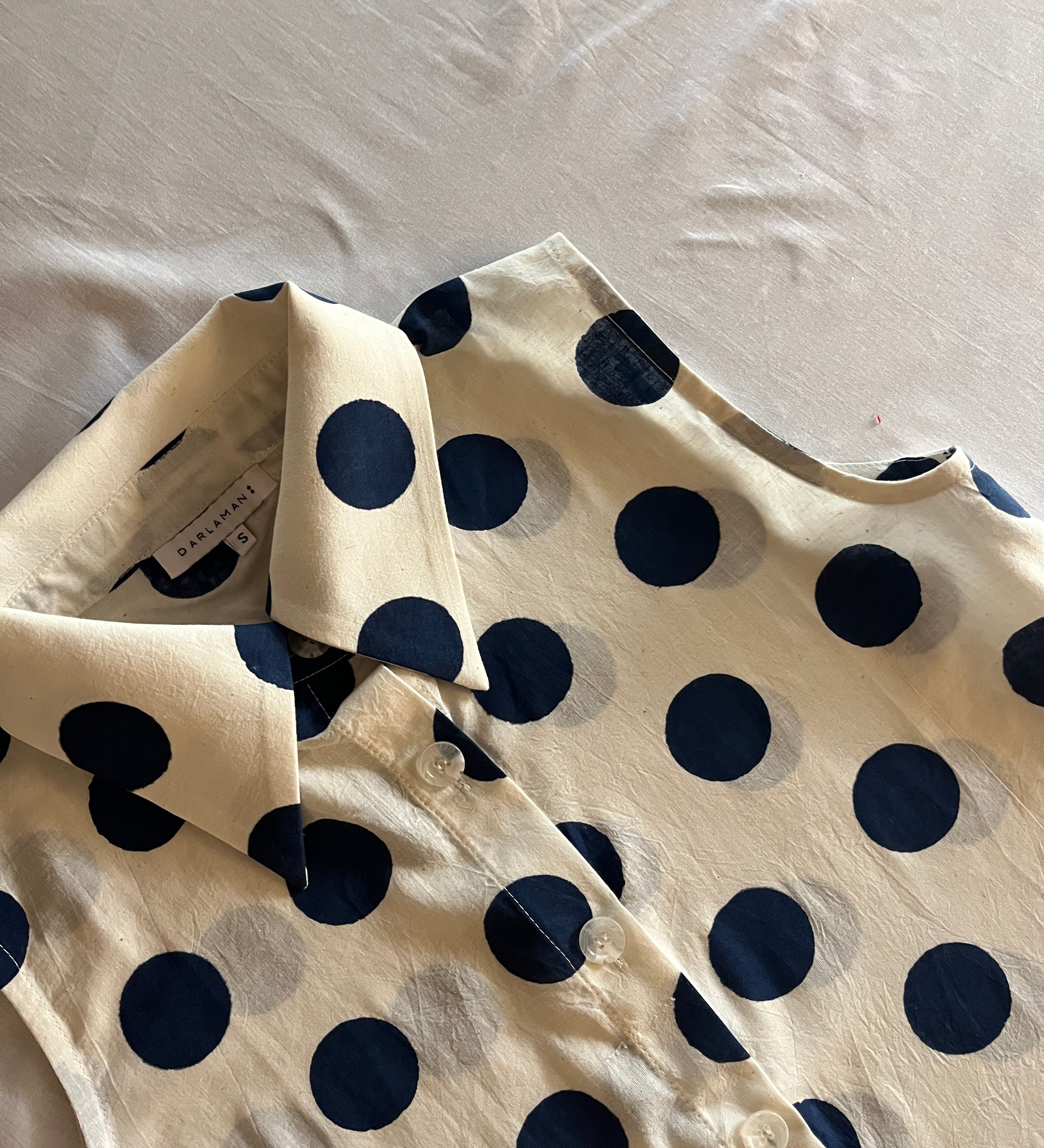 Polka Dot Button Down Shirt - 3 Colourways