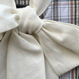 Bow shirt in Beige