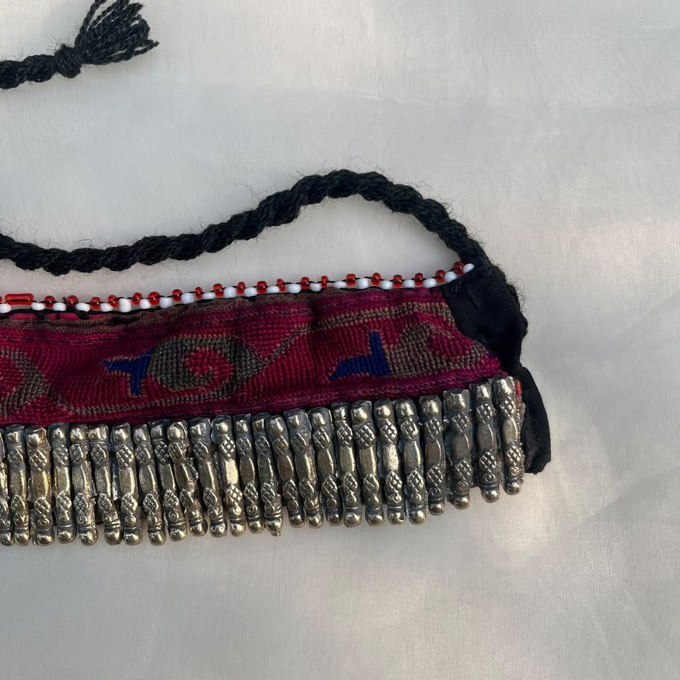 Kuchi Hand-Embroidered Choker - Design 04