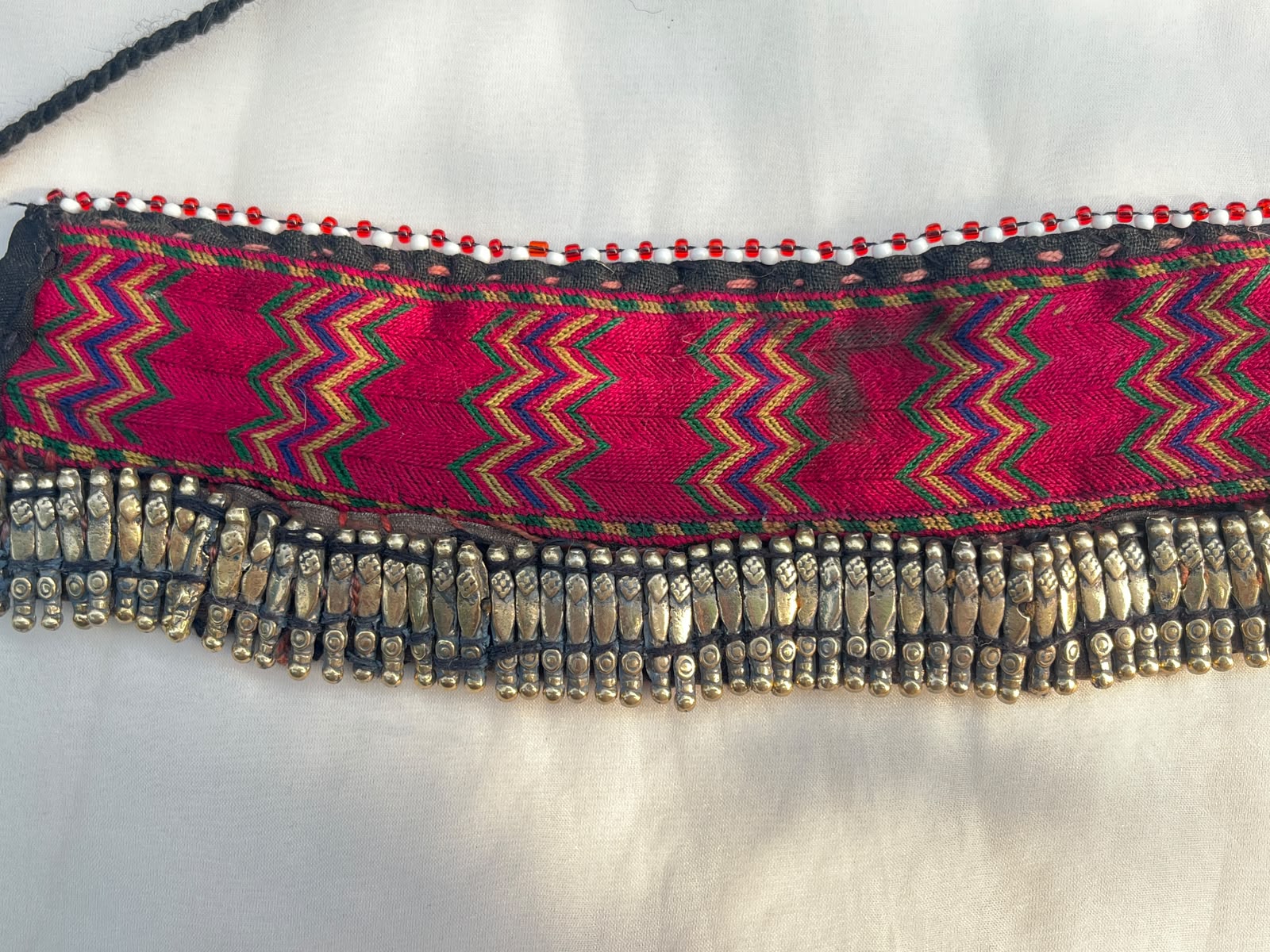 Kuchi Hand-Embroidered Choker - Design 06