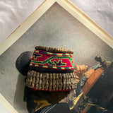 Kuchi Hand-Embroidered Anklet  - Design 11