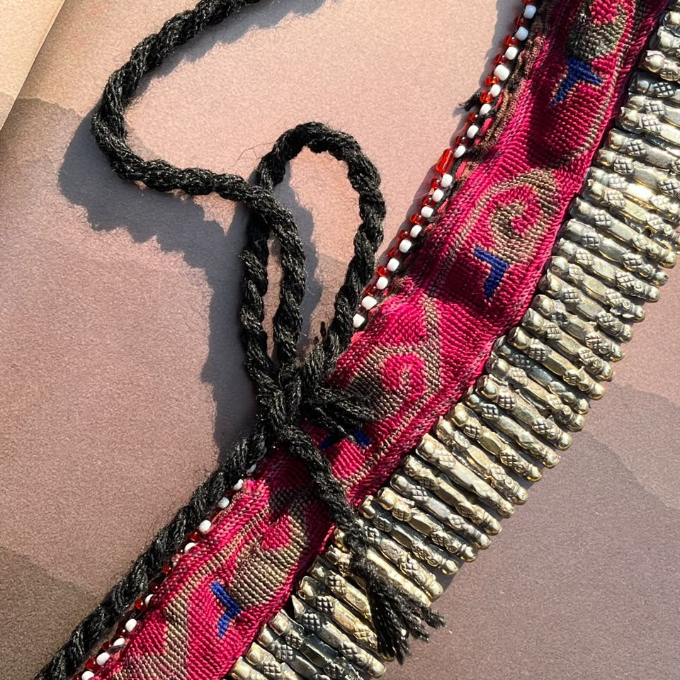 Kuchi Hand-Embroidered Choker - Design 12