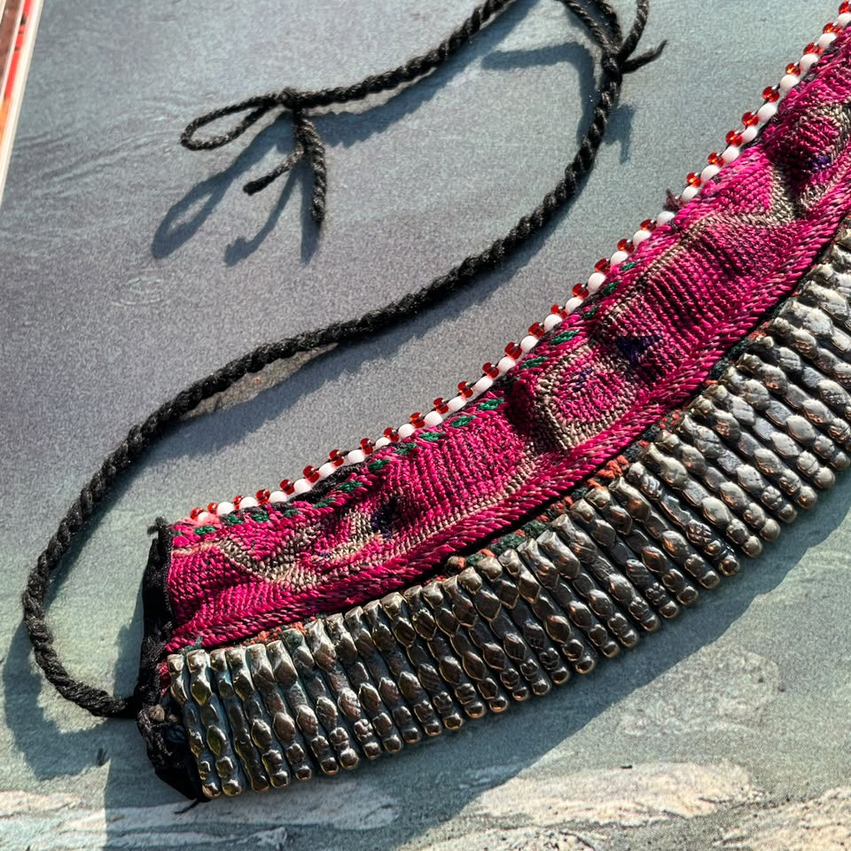 Kuchi Hand-Embroidered Choker - Design 13