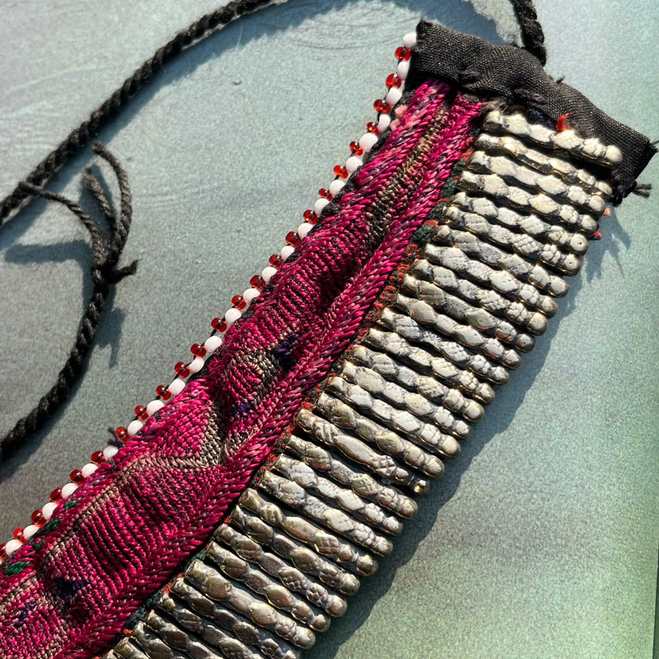 Kuchi Hand-Embroidered Choker - Design 13